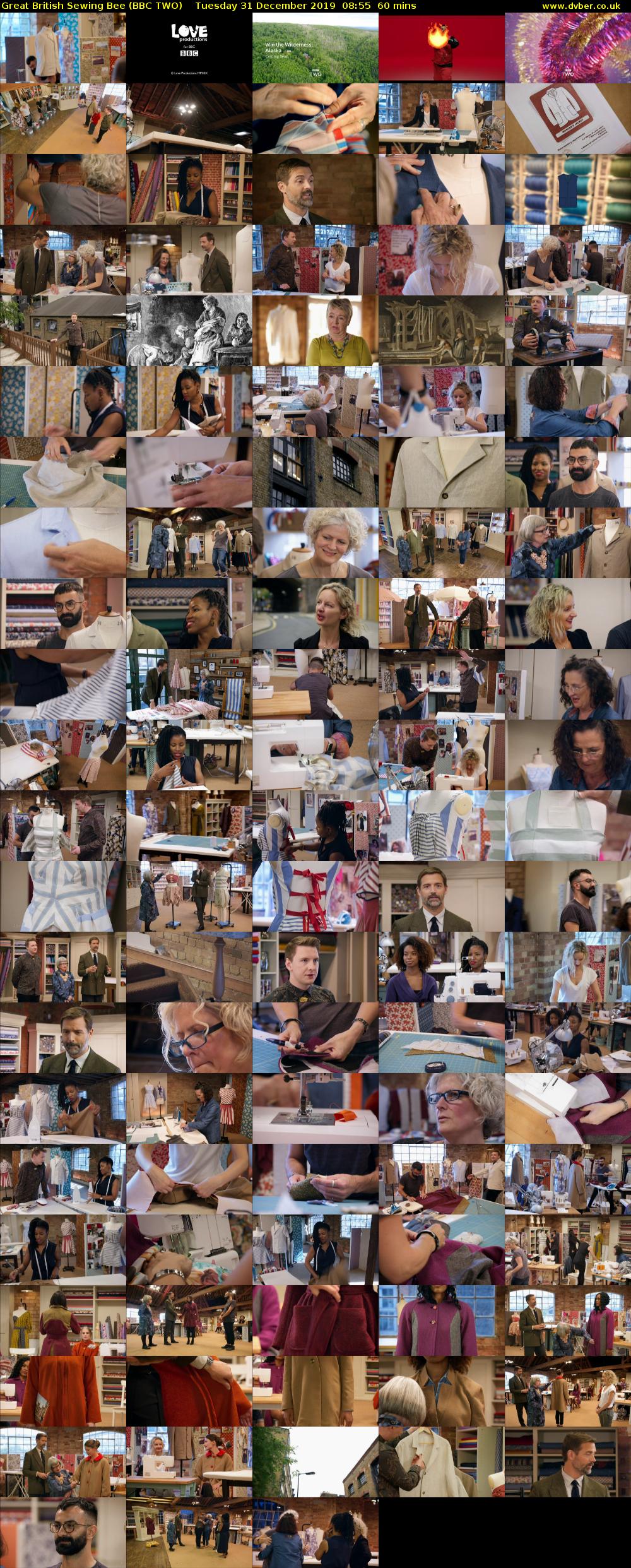 Great British Sewing Bee (BBC TWO) Tuesday 31 December 2019 08:55 - 09:55