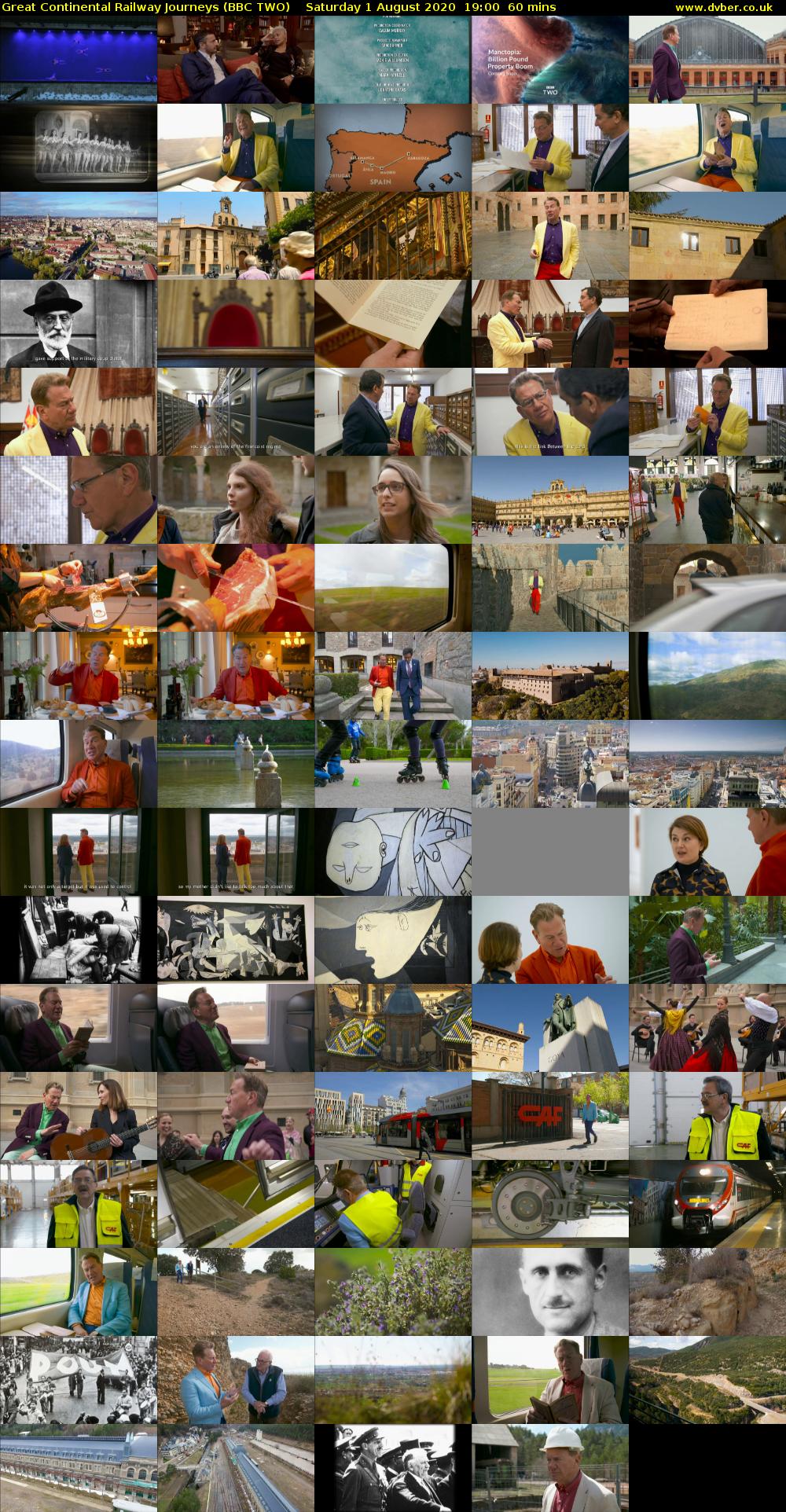 Great Continental Railway Journeys (BBC TWO) Saturday 1 August 2020 19:00 - 20:00