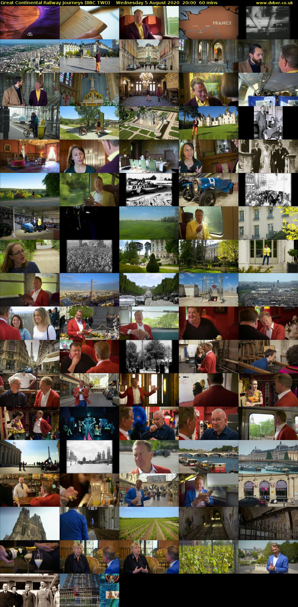 Great Continental Railway Journeys (BBC TWO) Wednesday 5 August 2020 20:00 - 21:00