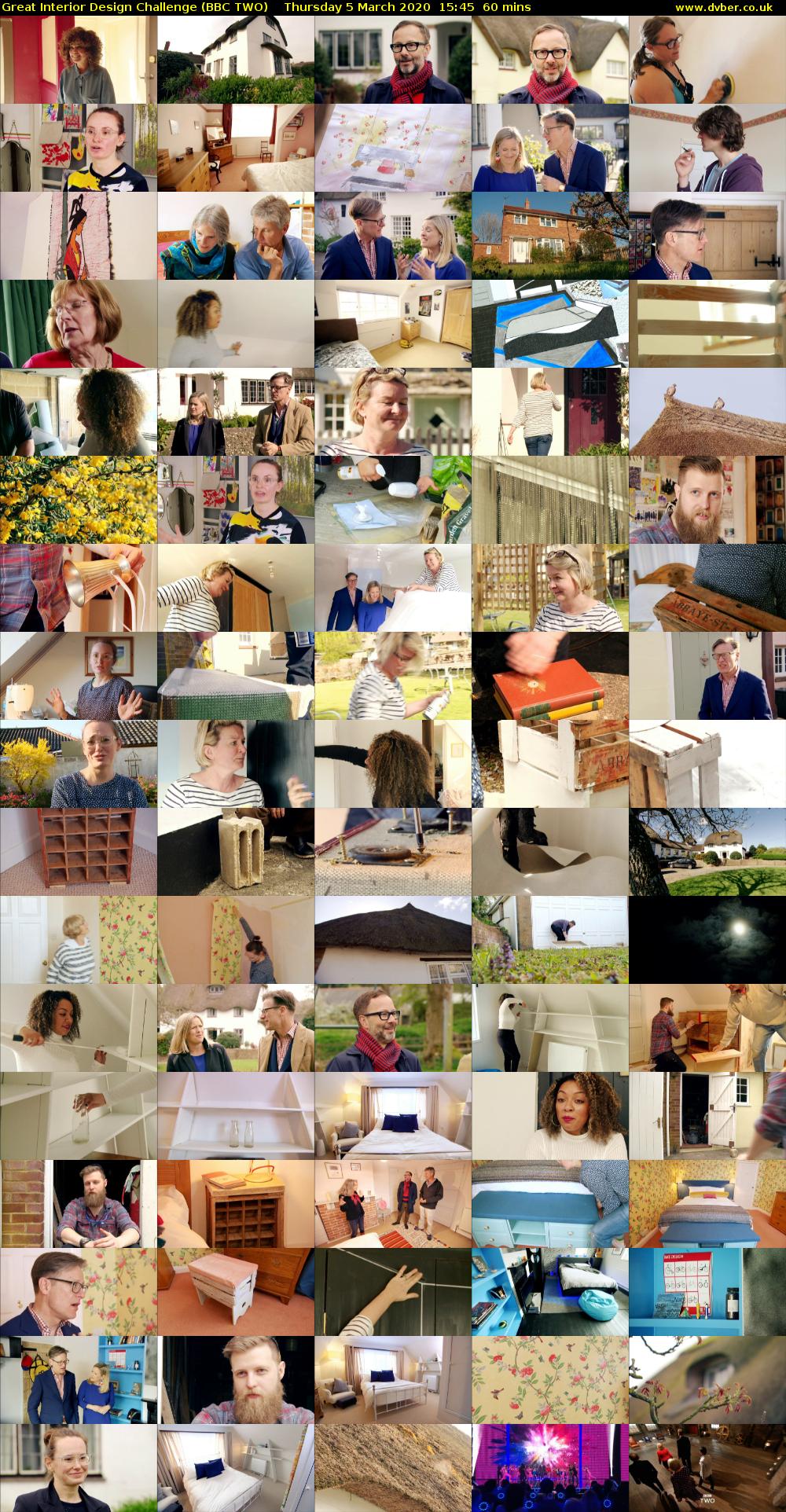 Great Interior Design Challenge (BBC TWO) Thursday 5 March 2020 15:45 - 16:45