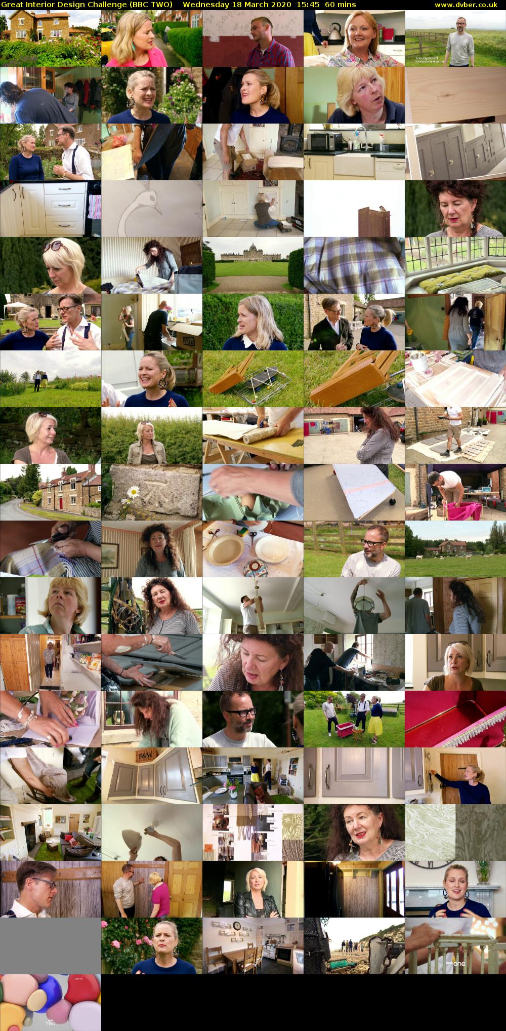 Great Interior Design Challenge (BBC TWO) Wednesday 18 March 2020 15:45 - 16:45