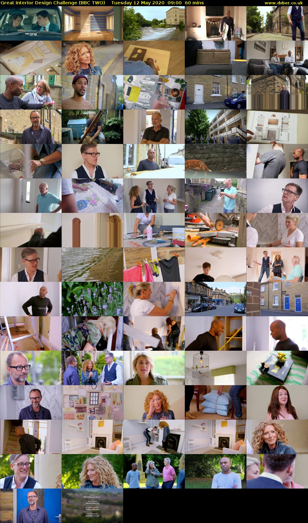 Great Interior Design Challenge (BBC TWO) Tuesday 12 May 2020 09:00 - 10:00