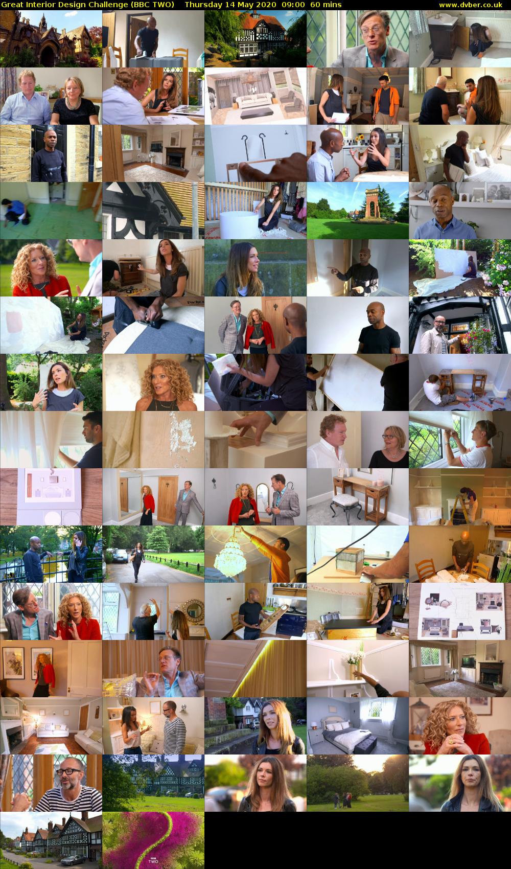 Great Interior Design Challenge (BBC TWO) Thursday 14 May 2020 09:00 - 10:00