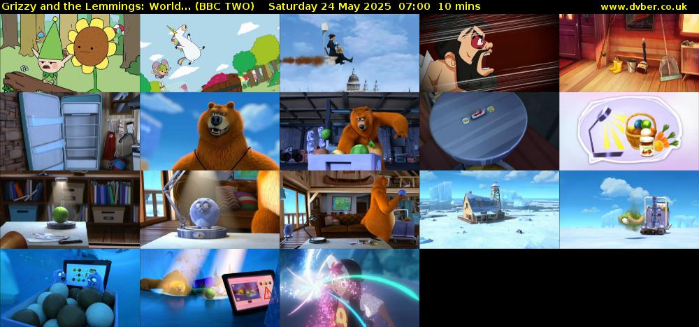 Grizzy and the Lemmings: World... (BBC TWO) Saturday 24 May 2025 07:00 - 07:10