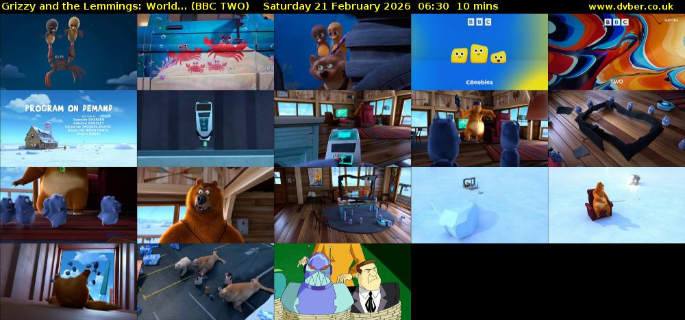Grizzy and the Lemmings: World... (BBC TWO) Saturday 21 February 2026 06:30 - 06:40