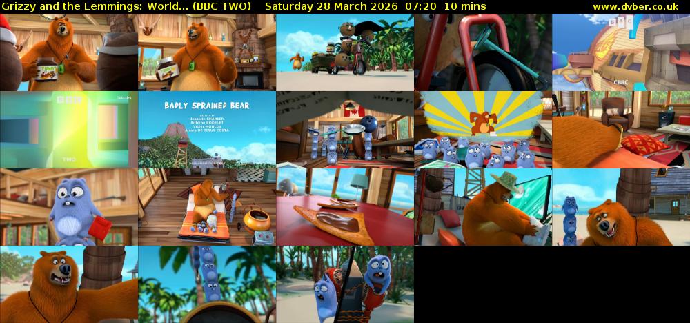 Grizzy and the Lemmings: World... (BBC TWO) Saturday 28 March 2026 07:20 - 07:30