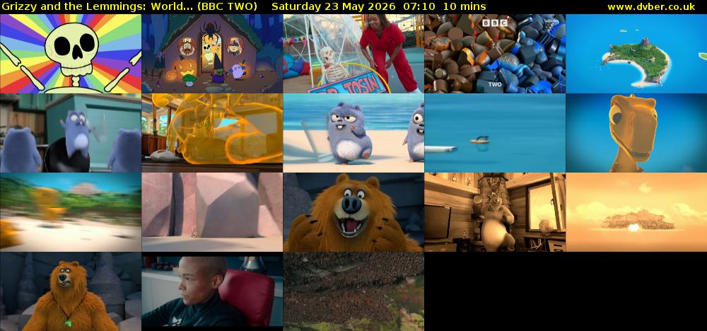 Grizzy and the Lemmings: World... (BBC TWO) Saturday 23 May 2026 07:10 - 07:20