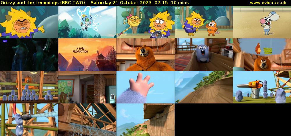 Grizzy and the Lemmings (BBC TWO) Saturday 21 October 2023 07:15 - 07:25