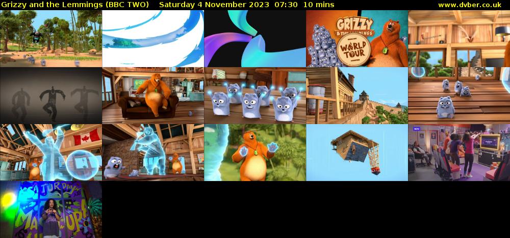 Grizzy and the Lemmings (BBC TWO) Saturday 4 November 2023 07:30 - 07:40