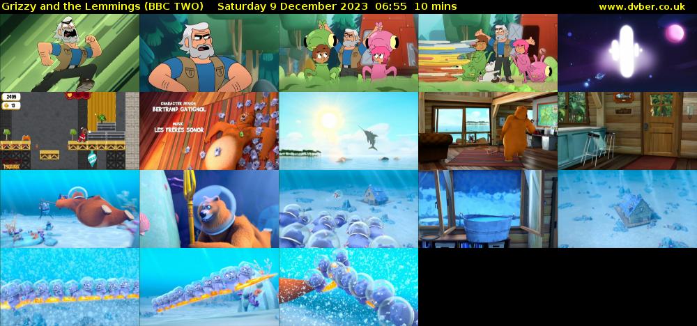 Grizzy and the Lemmings (BBC TWO) Saturday 9 December 2023 06:55 - 07:05