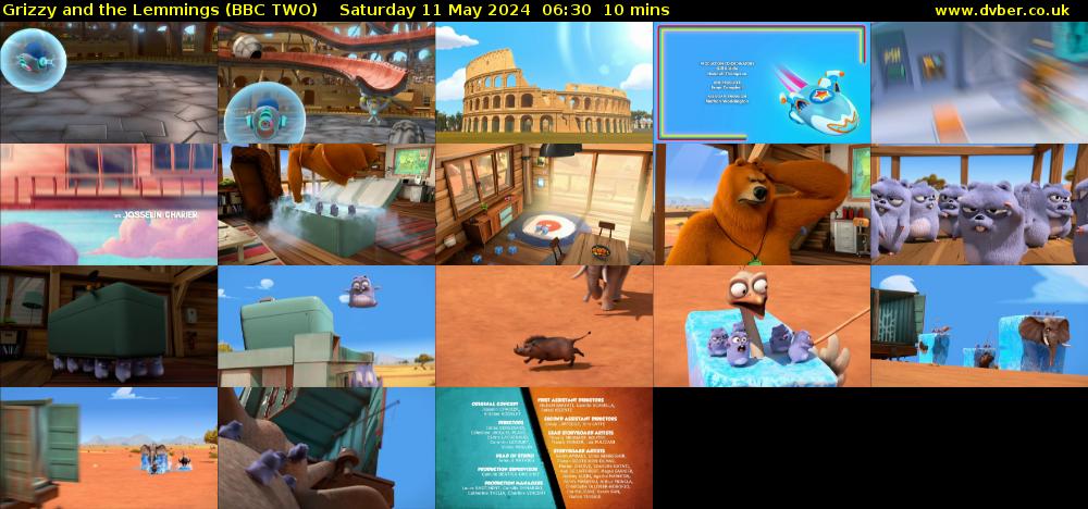 Grizzy and the Lemmings (BBC TWO) Saturday 11 May 2024 06:30 - 06:40