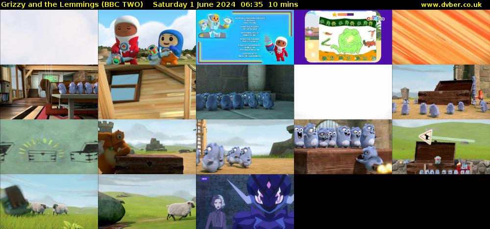 Grizzy and the Lemmings (BBC TWO) Saturday 1 June 2024 06:35 - 06:45