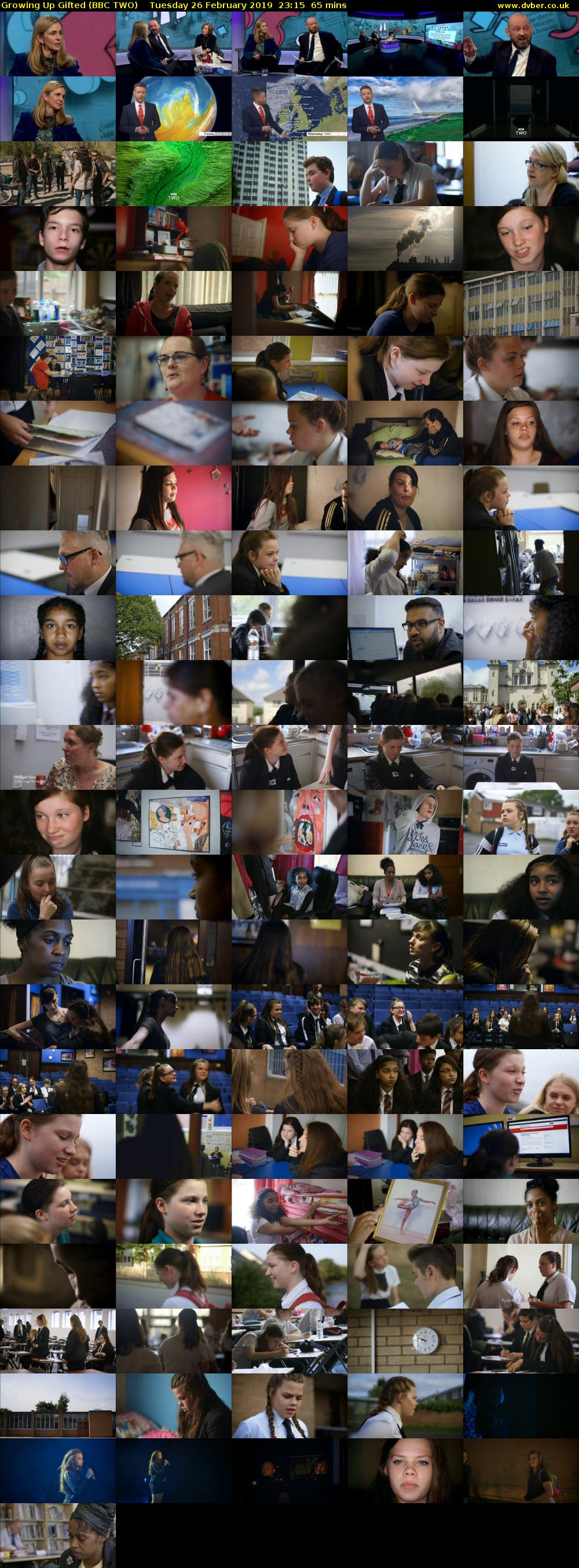 Growing Up Gifted (BBC TWO) Tuesday 26 February 2019 23:15 - 00:20