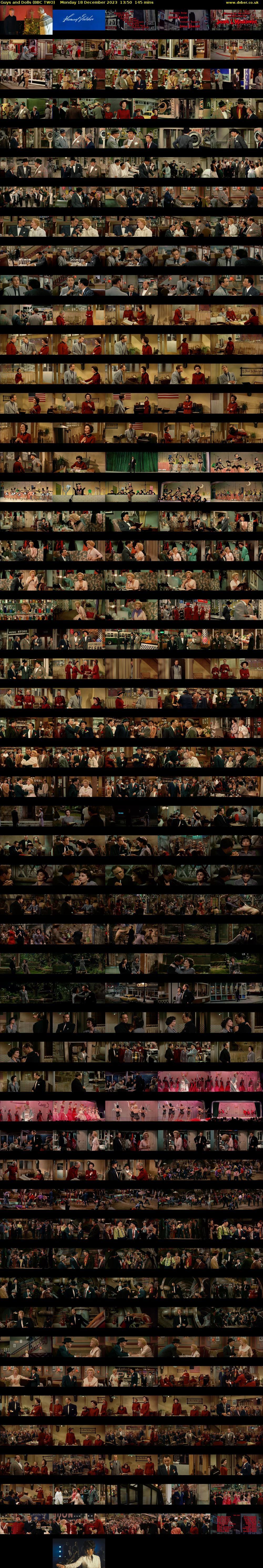 Guys and Dolls (BBC TWO) Monday 18 December 2023 13:50 - 16:15