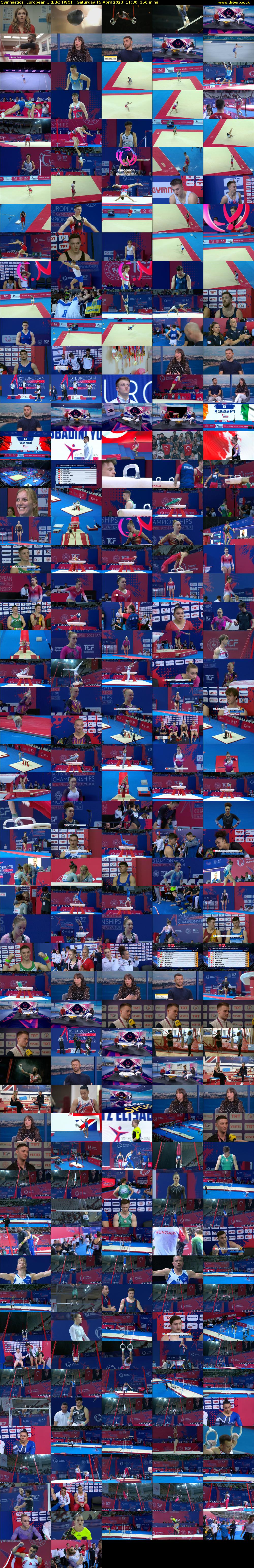 Gymnastics: European... (BBC TWO) Saturday 15 April 2023 11:30 - 14:00