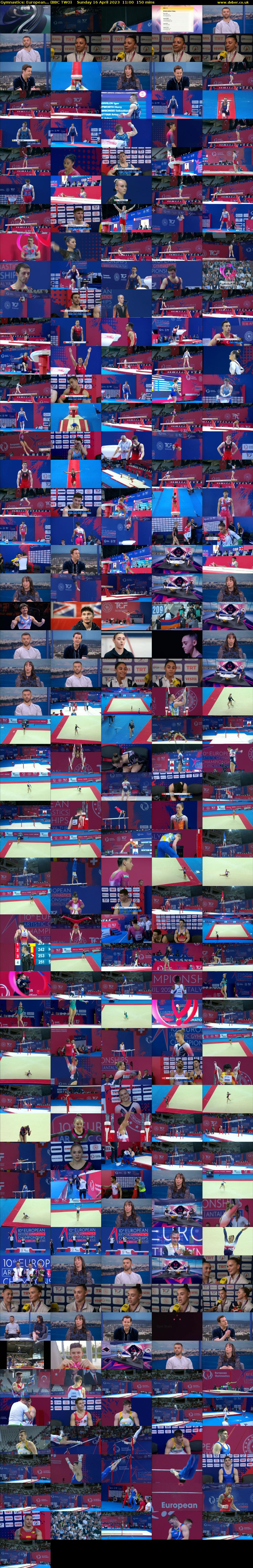 Gymnastics: European... (BBC TWO) Sunday 16 April 2023 11:00 - 13:30