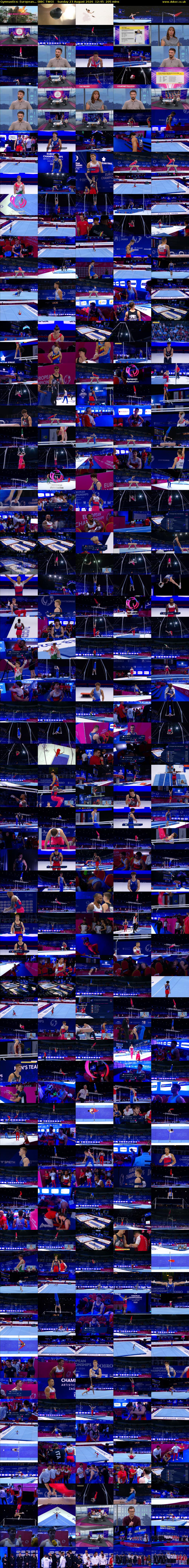 Gymnastics: European... (BBC TWO) Sunday 23 August 2026 12:45 - 16:10