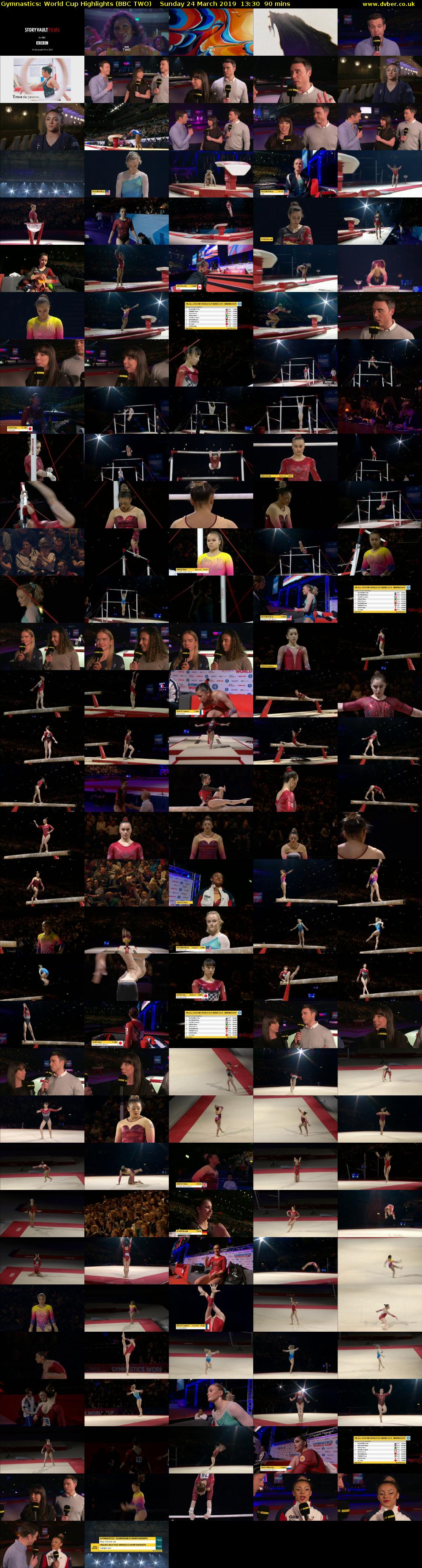 Gymnastics: World Cup Highlights (BBC TWO) Sunday 24 March 2019 13:30 - 15:00
