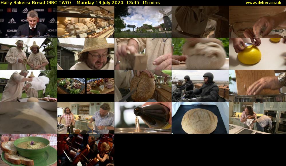 Hairy Bakers: Bread (BBC TWO) Monday 13 July 2020 13:45 - 14:00