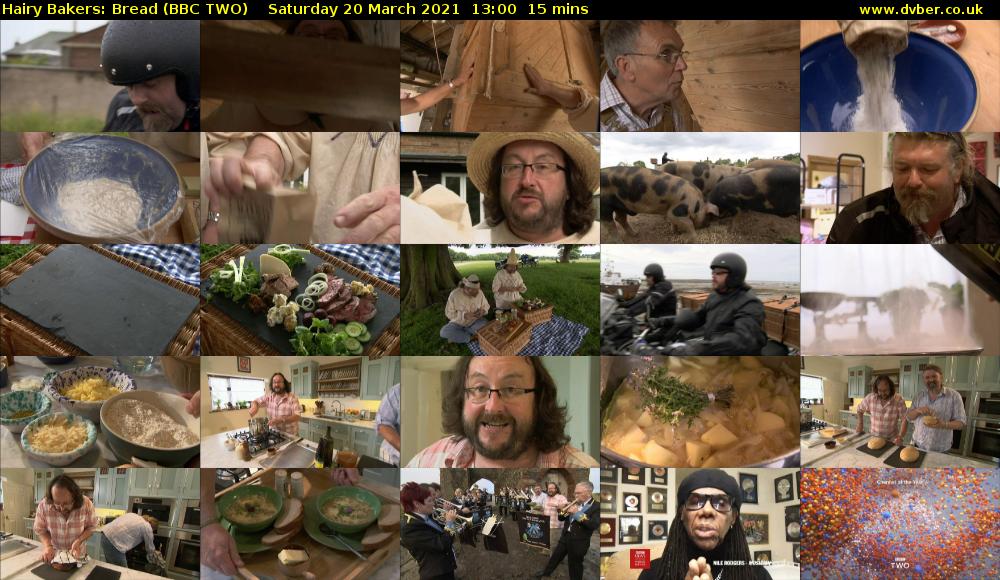 Hairy Bakers: Bread (BBC TWO) Saturday 20 March 2021 13:00 - 13:15