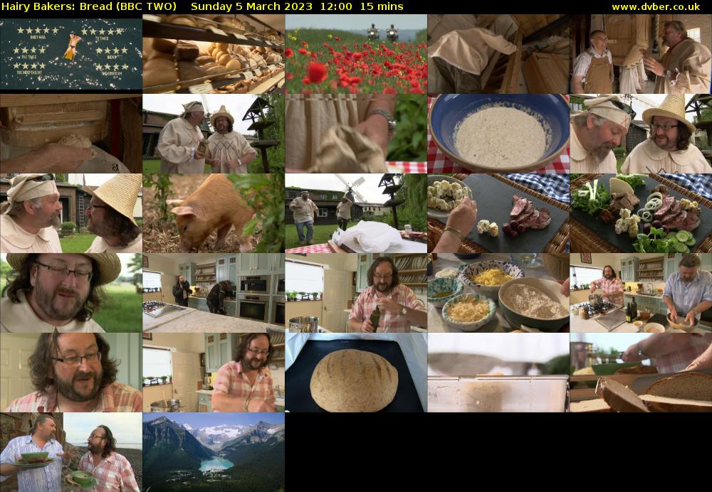Hairy Bakers: Bread (BBC TWO) Sunday 5 March 2023 12:00 - 12:15