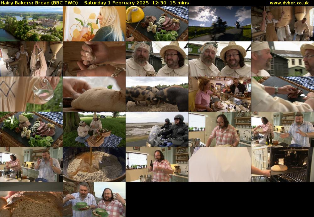 Hairy Bakers: Bread (BBC TWO) Saturday 1 February 2025 12:30 - 12:45