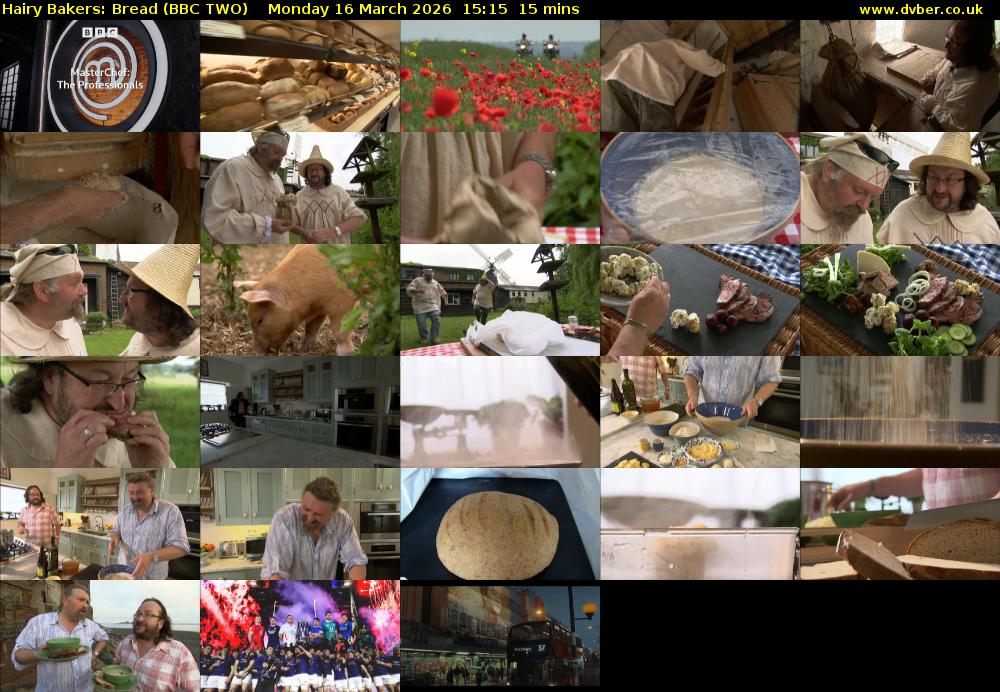 Hairy Bakers: Bread (BBC TWO) Monday 16 March 2026 15:15 - 15:30