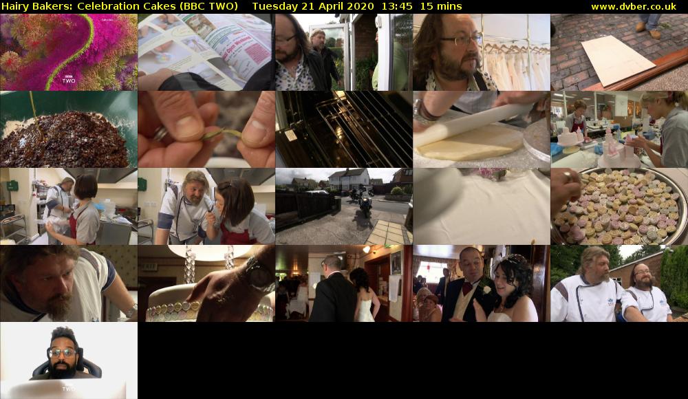 Hairy Bakers: Celebration Cakes (BBC TWO) Tuesday 21 April 2020 13:45 - 14:00