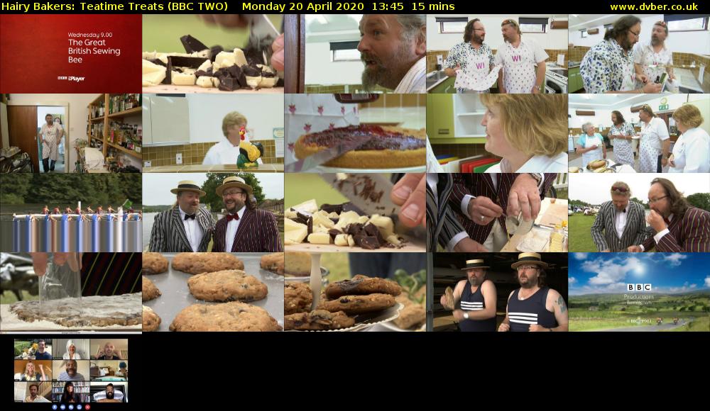 Hairy Bakers: Teatime Treats (BBC TWO) Monday 20 April 2020 13:45 - 14:00