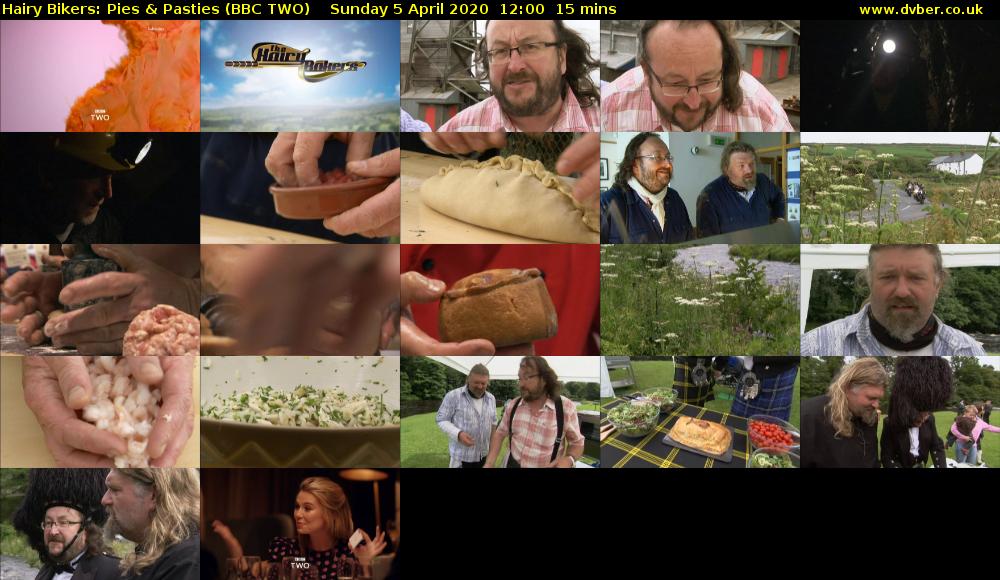 Hairy Bikers: Pies & Pasties (BBC TWO) Sunday 5 April 2020 12:00 - 12:15