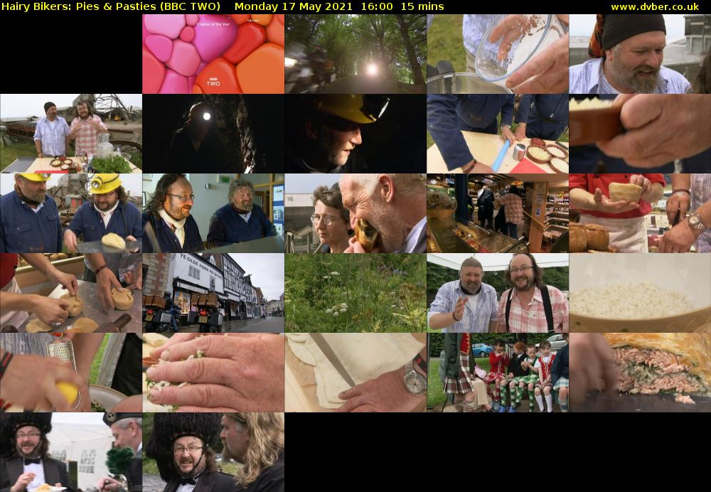 Hairy Bikers: Pies & Pasties (BBC TWO) Monday 17 May 2021 16:00 - 16:15