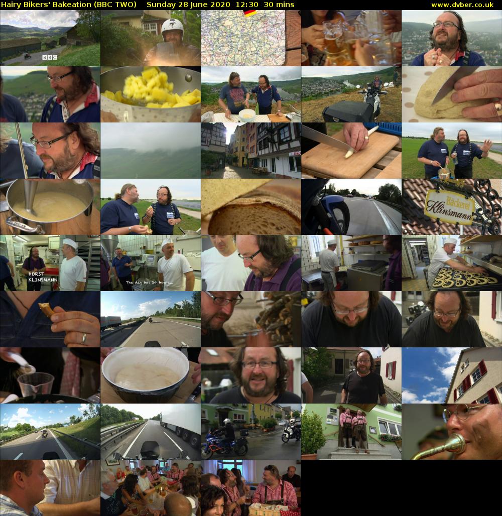 Hairy Bikers' Bakeation (BBC TWO) Sunday 28 June 2020 12:30 - 13:00