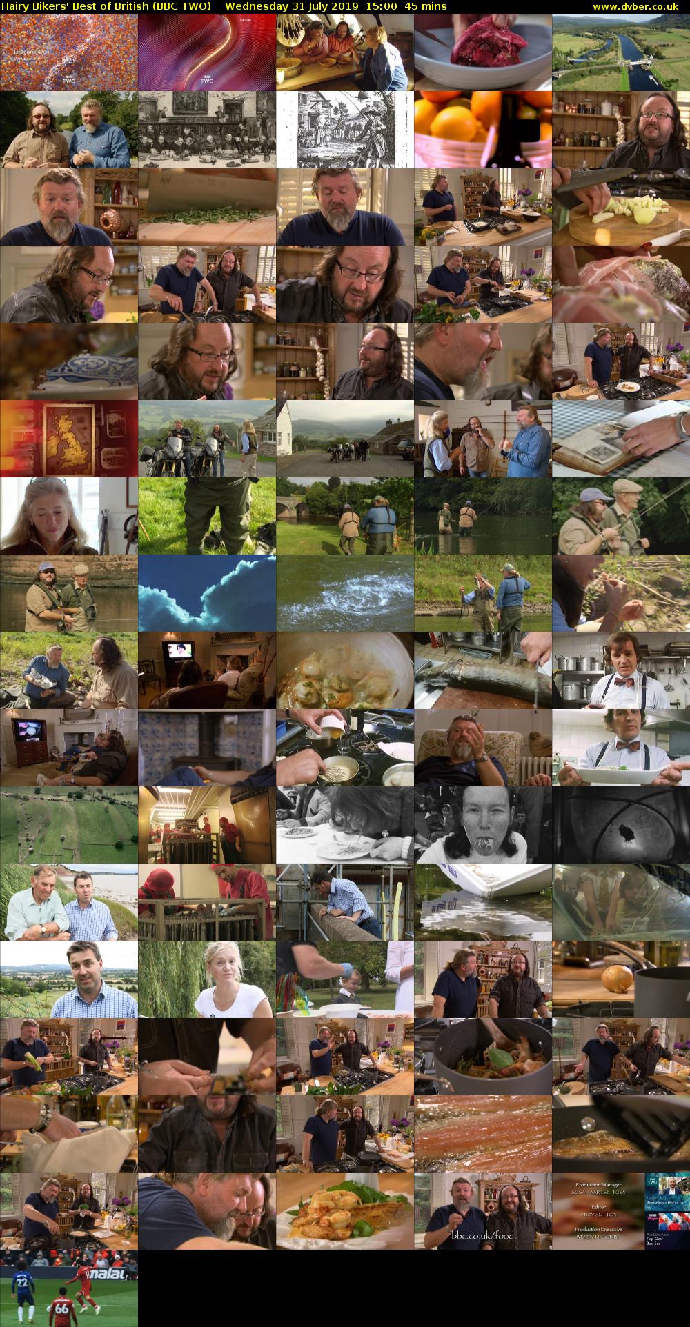 Hairy Bikers' Best of British (BBC TWO) Wednesday 31 July 2019 15:00 - 15:45