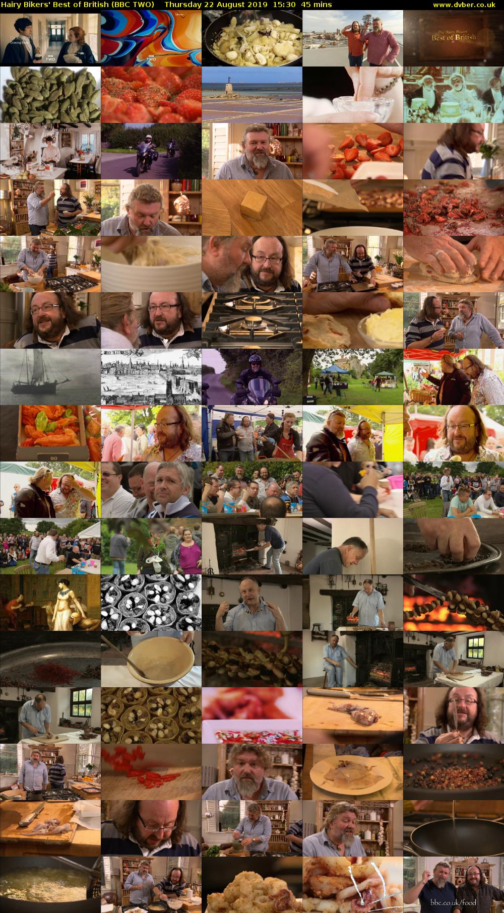 Hairy Bikers' Best of British (BBC TWO) Thursday 22 August 2019 15:30 - 16:15