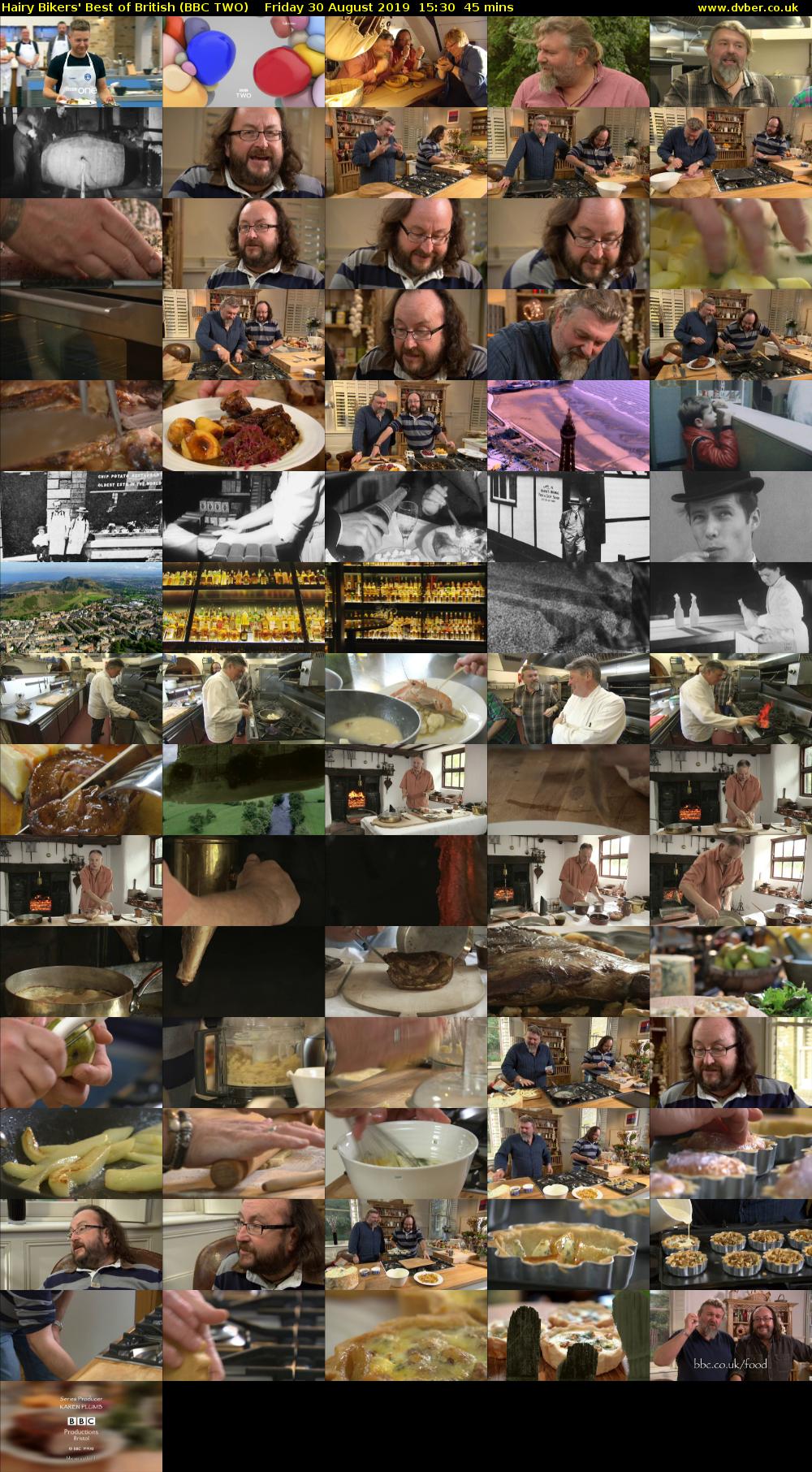 Hairy Bikers' Best of British (BBC TWO) Friday 30 August 2019 15:30 - 16:15