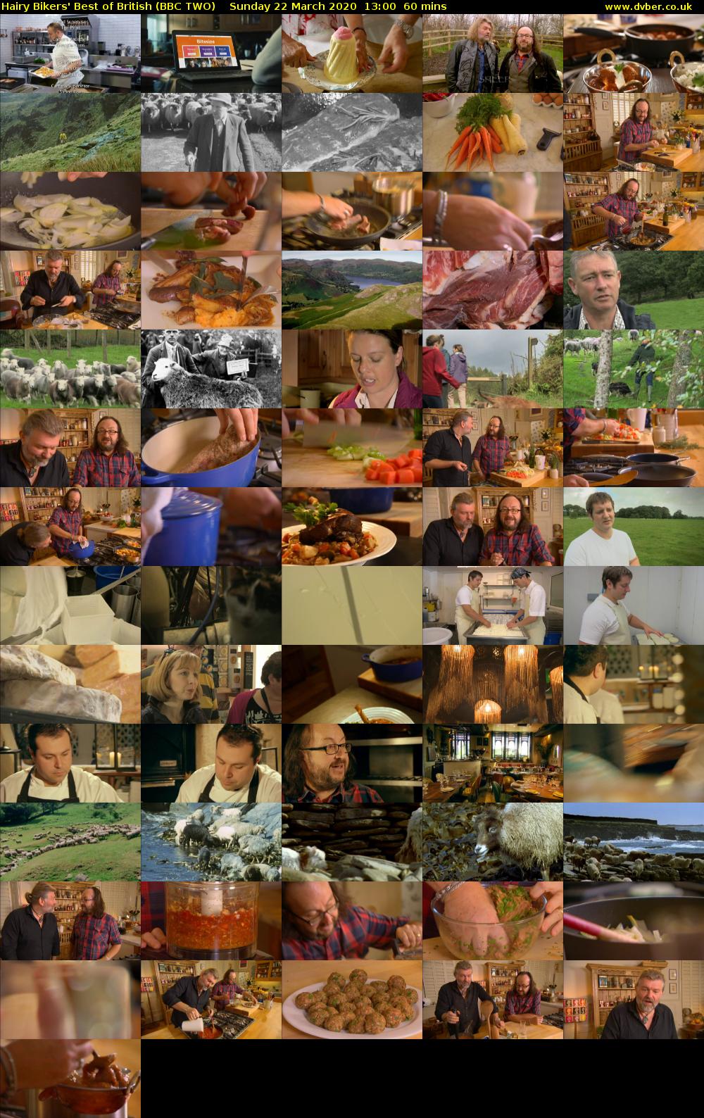 Hairy Bikers' Best of British (BBC TWO) Sunday 22 March 2020 13:00 - 14:00