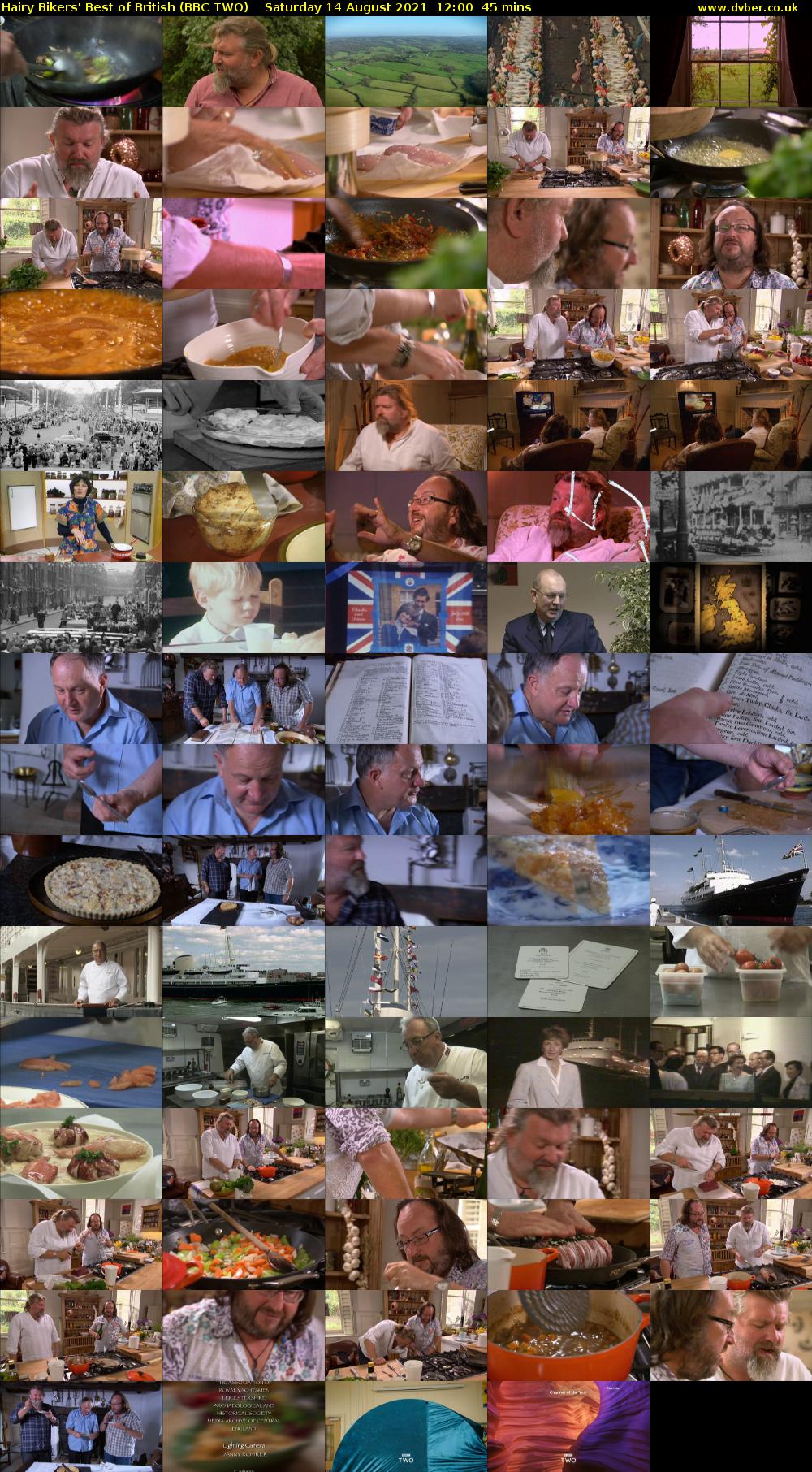 Hairy Bikers' Best of British (BBC TWO) Saturday 14 August 2021 12:00 - 12:45