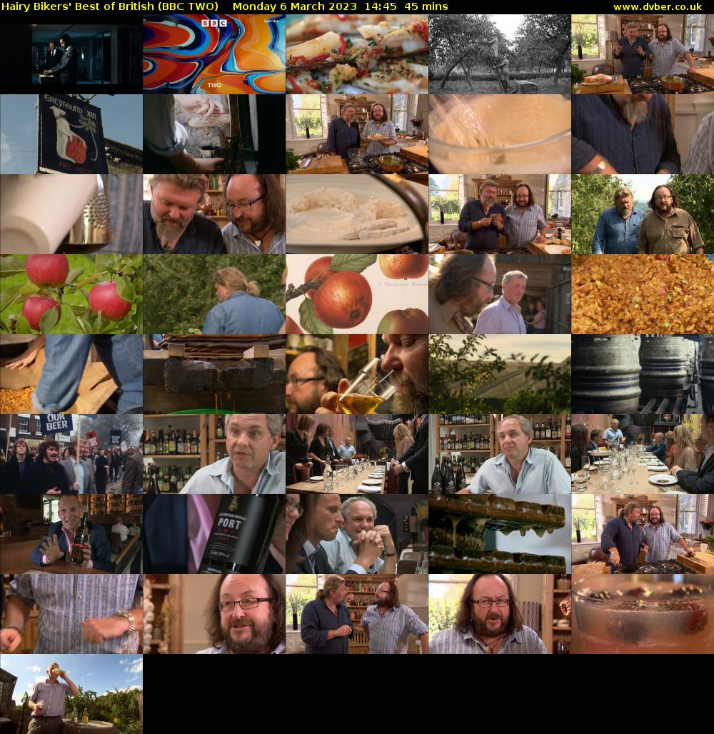 Hairy Bikers' Best of British (BBC TWO) Monday 6 March 2023 14:45 - 15:30