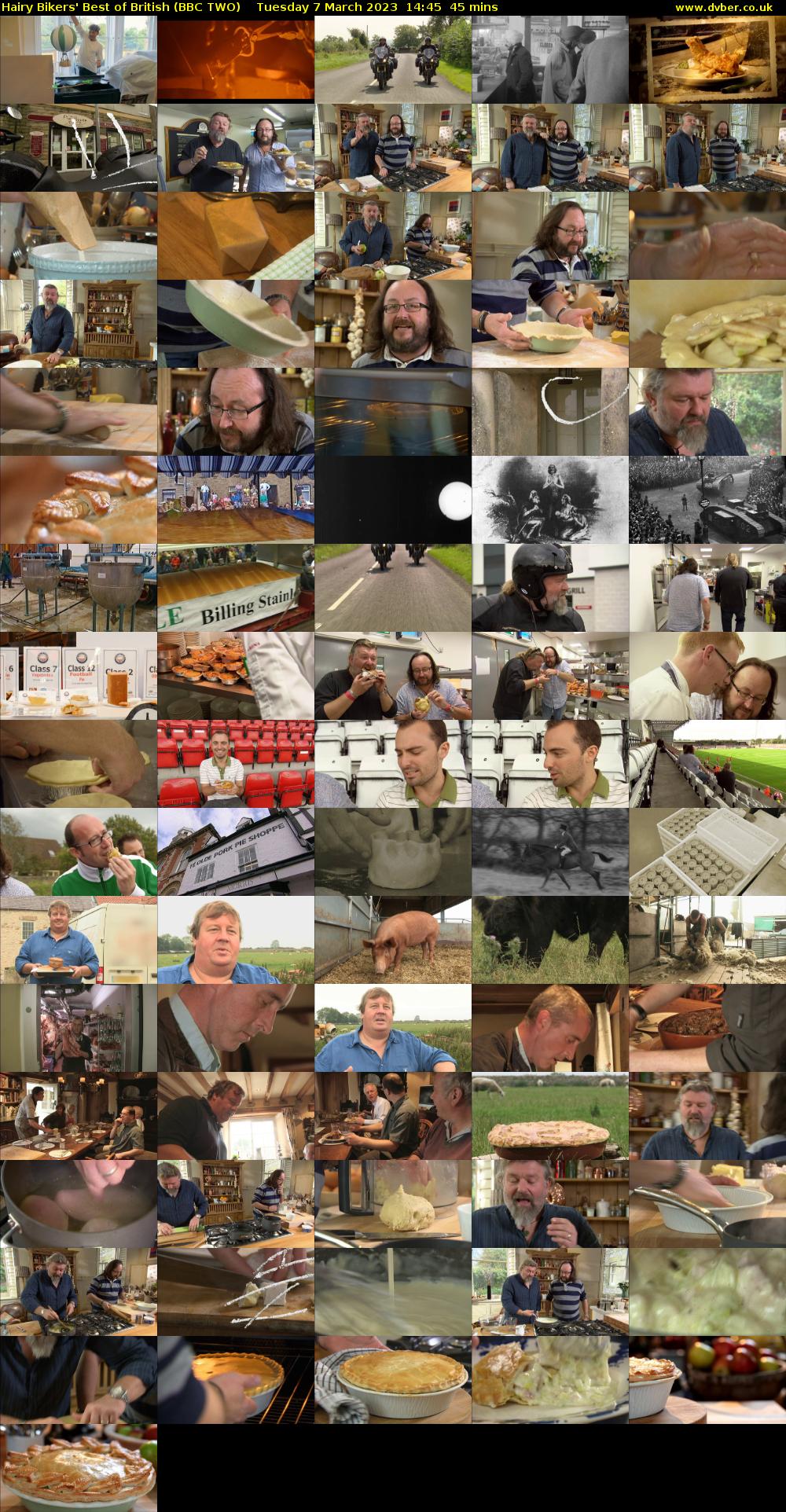 Hairy Bikers' Best of British (BBC TWO) Tuesday 7 March 2023 14:45 - 15:30