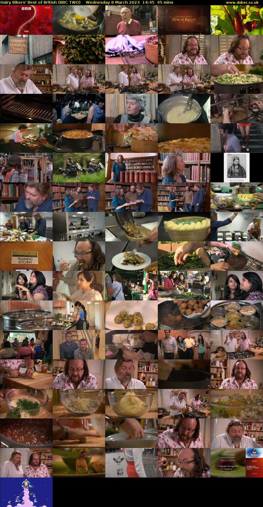 Hairy Bikers' Best of British (BBC TWO) Wednesday 8 March 2023 14:45 - 15:30