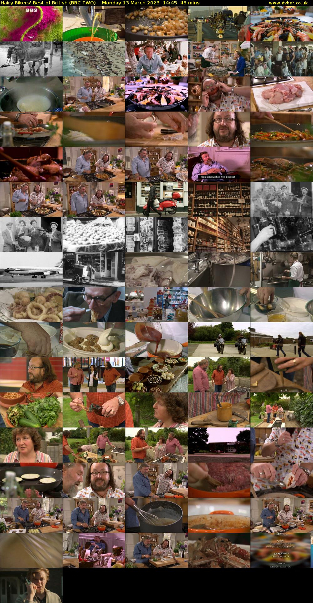 Hairy Bikers' Best of British (BBC TWO) Monday 13 March 2023 14:45 - 15:30