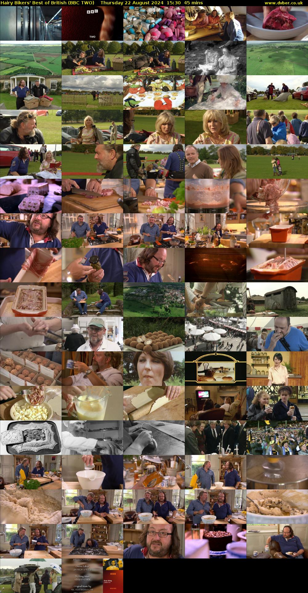 Hairy Bikers' Best of British (BBC TWO) Thursday 22 August 2024 15:30 - 16:15