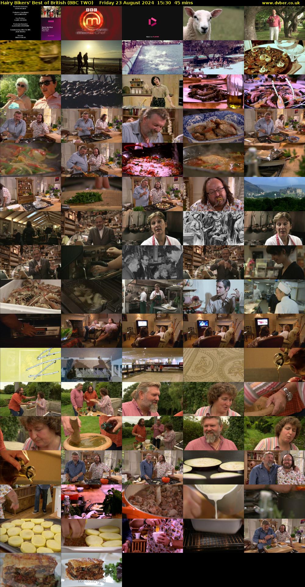 Hairy Bikers' Best of British (BBC TWO) Friday 23 August 2024 15:30 - 16:15
