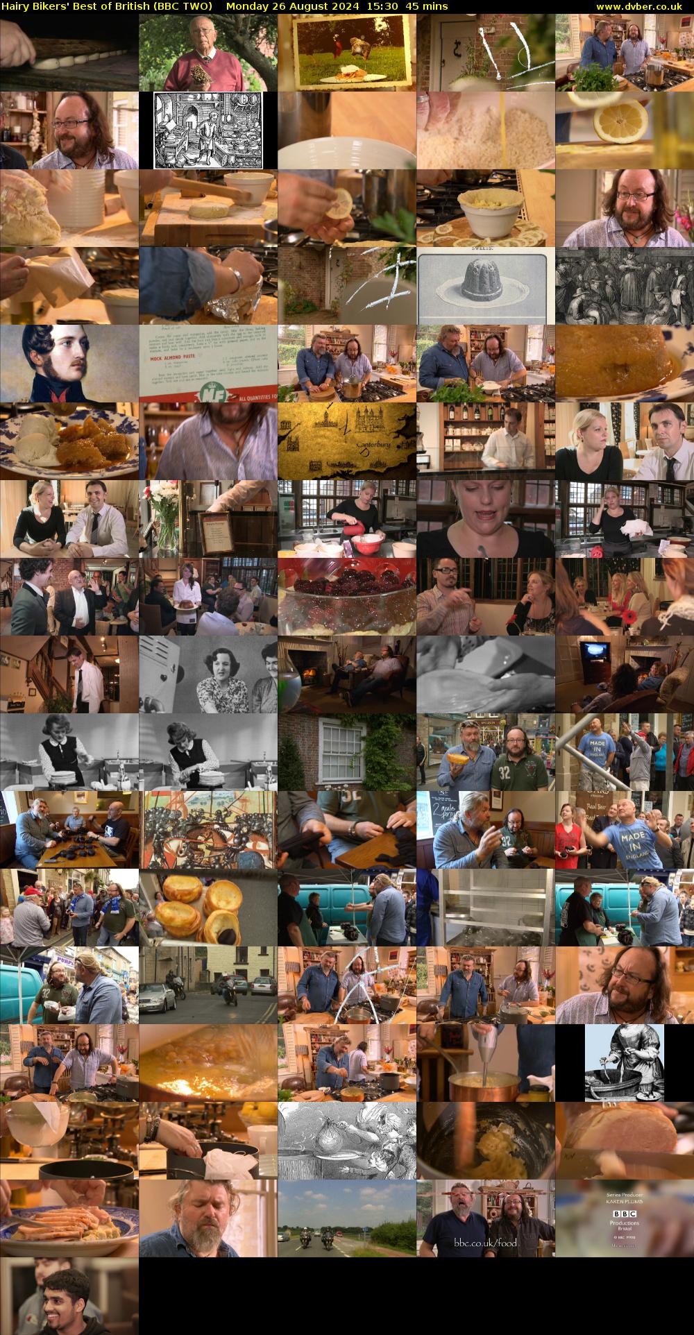 Hairy Bikers' Best of British (BBC TWO) Monday 26 August 2024 15:30 - 16:15