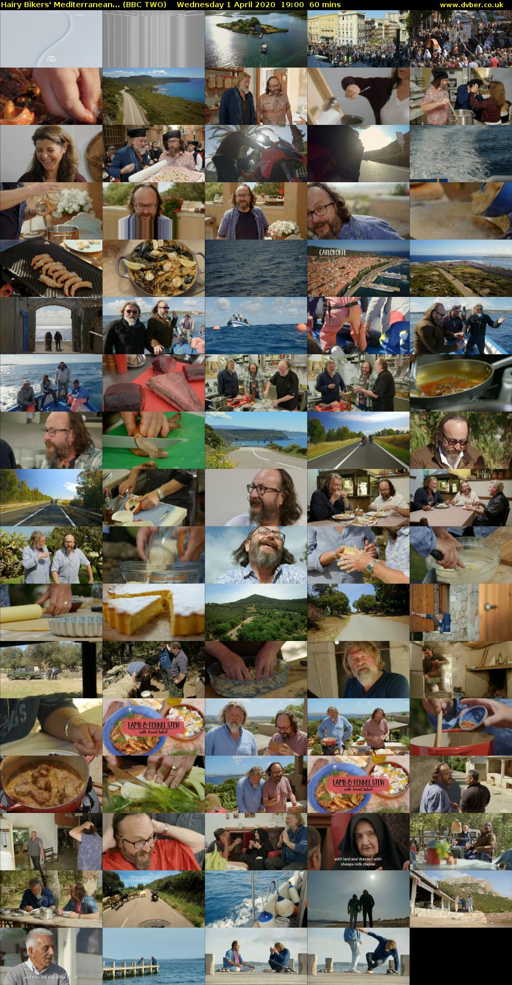Hairy Bikers' Mediterranean... (BBC TWO) Wednesday 1 April 2020 19:00 - 20:00