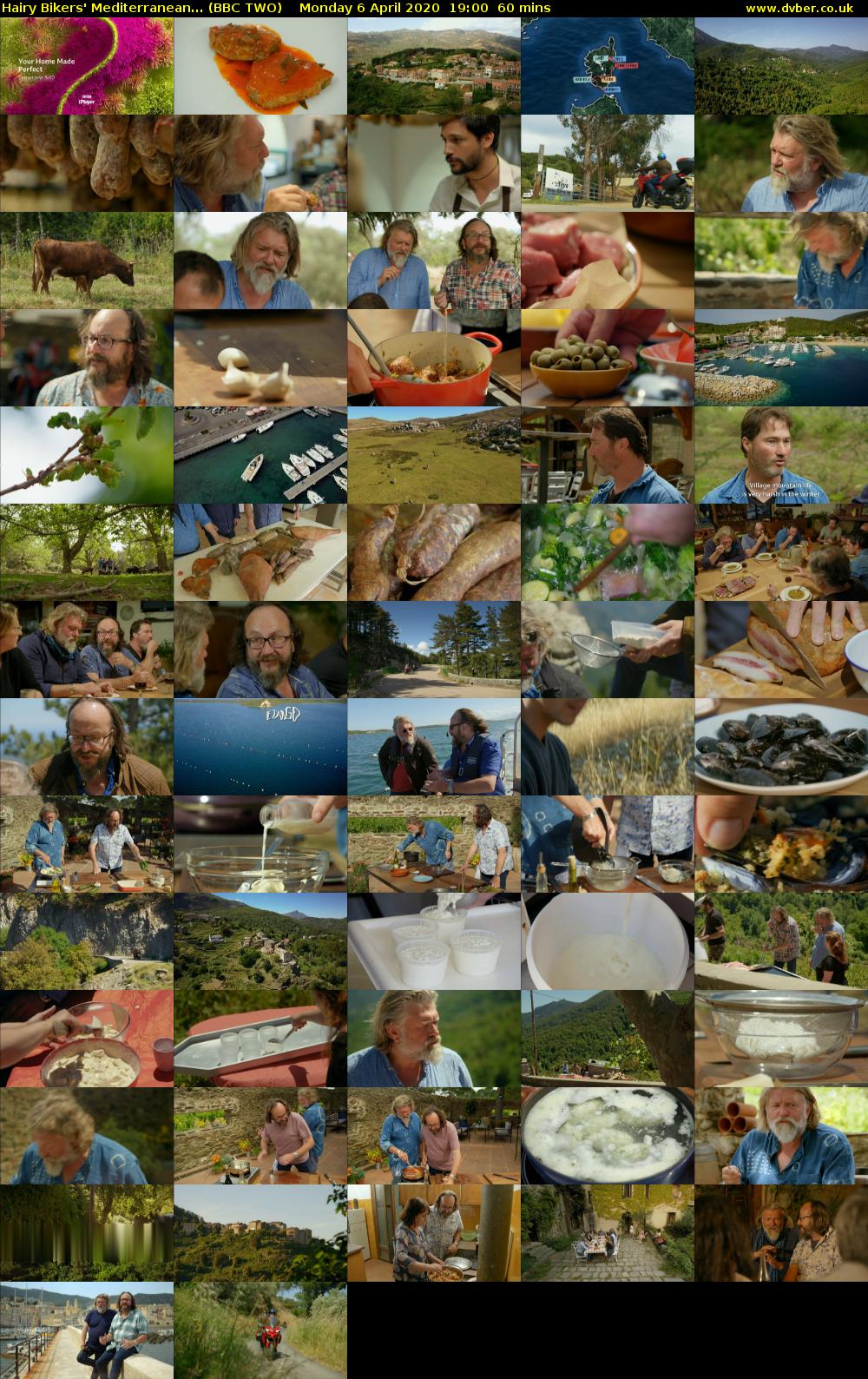 Hairy Bikers' Mediterranean... (BBC TWO) Monday 6 April 2020 19:00 - 20:00
