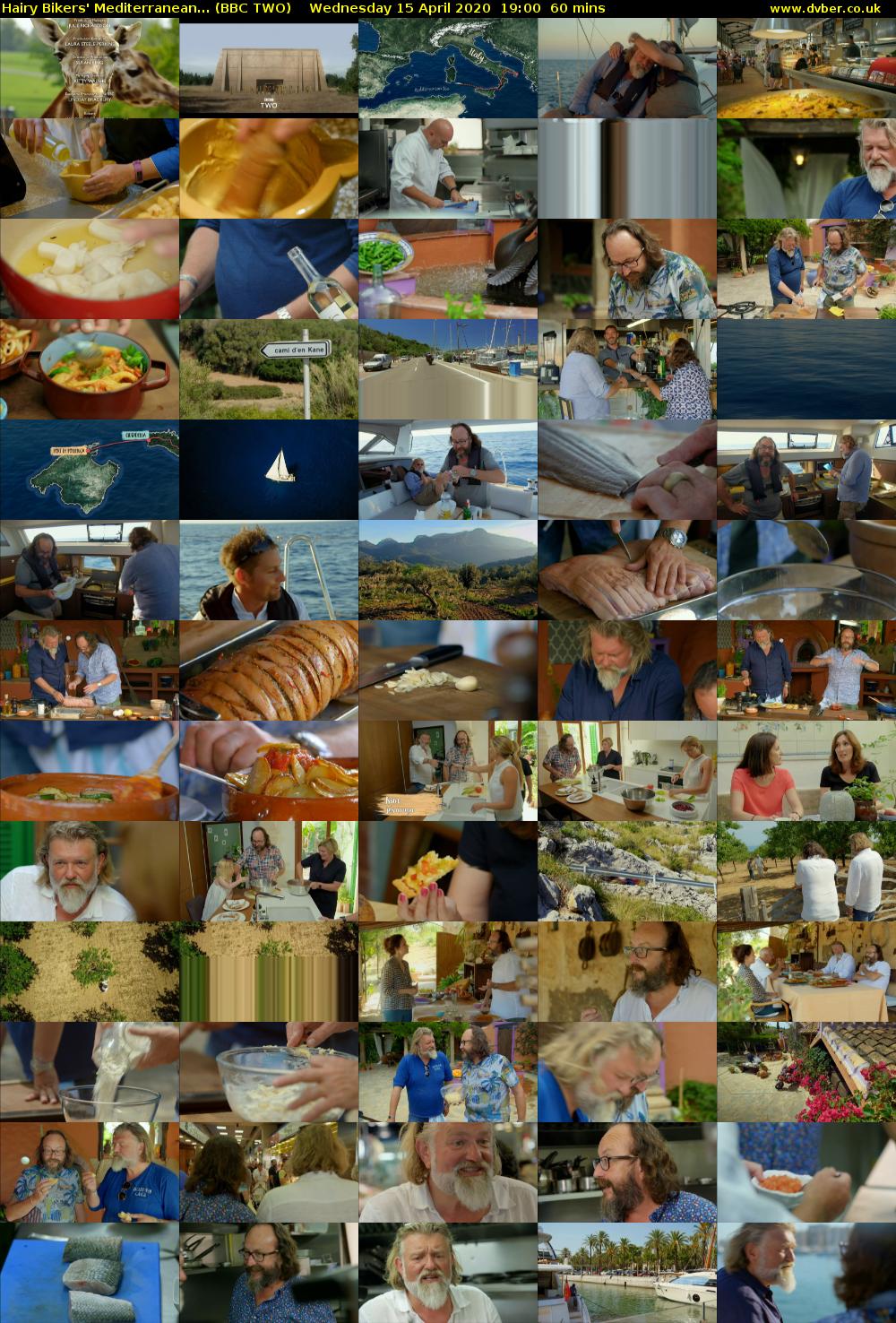 Hairy Bikers' Mediterranean... (BBC TWO) Wednesday 15 April 2020 19:00 - 20:00