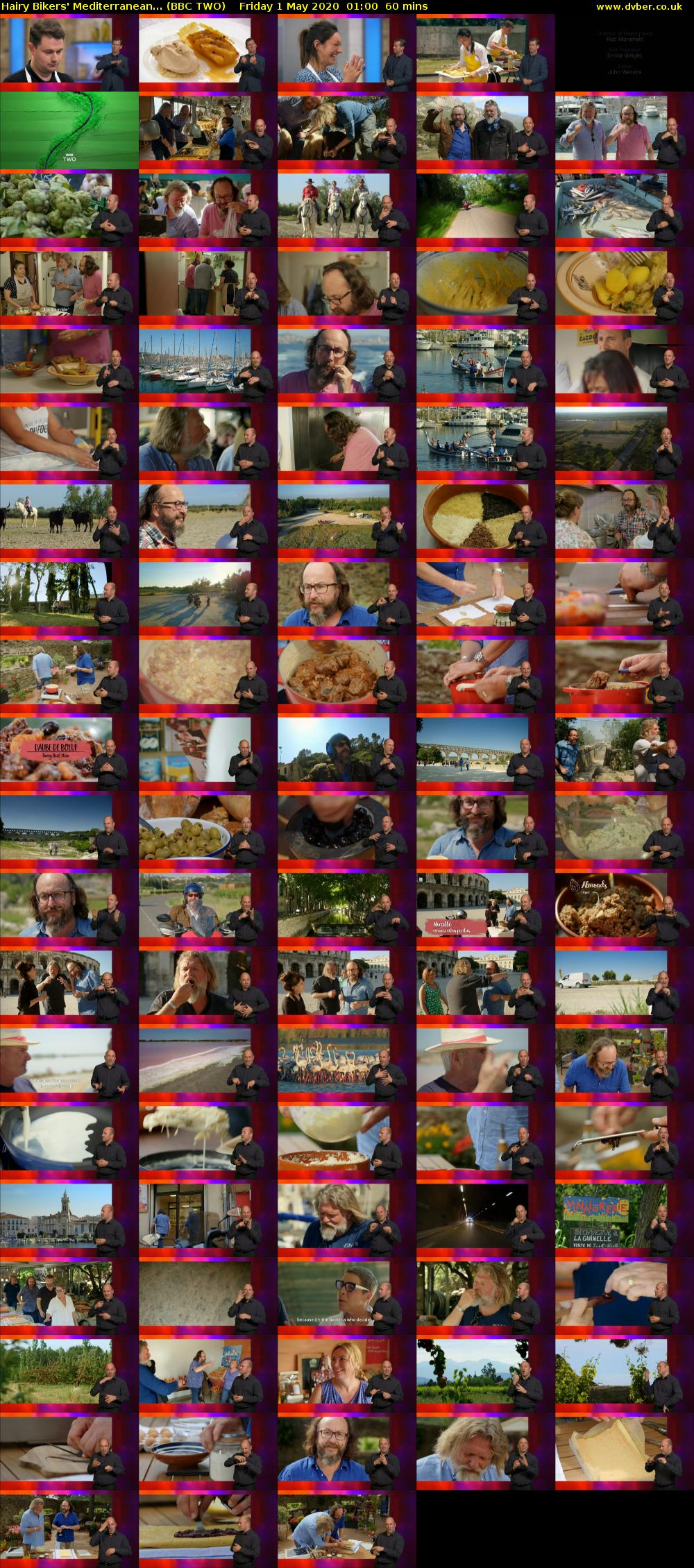 Hairy Bikers' Mediterranean... (BBC TWO) Friday 1 May 2020 01:00 - 02:00