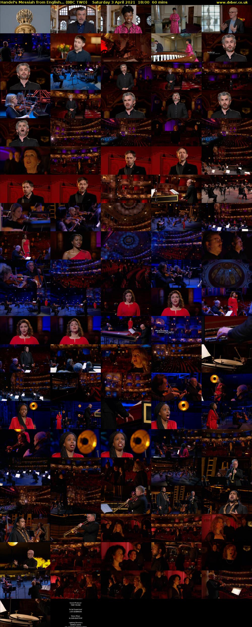 Handel's Messiah from English... (BBC TWO) Saturday 3 April 2021 18:00 - 19:00