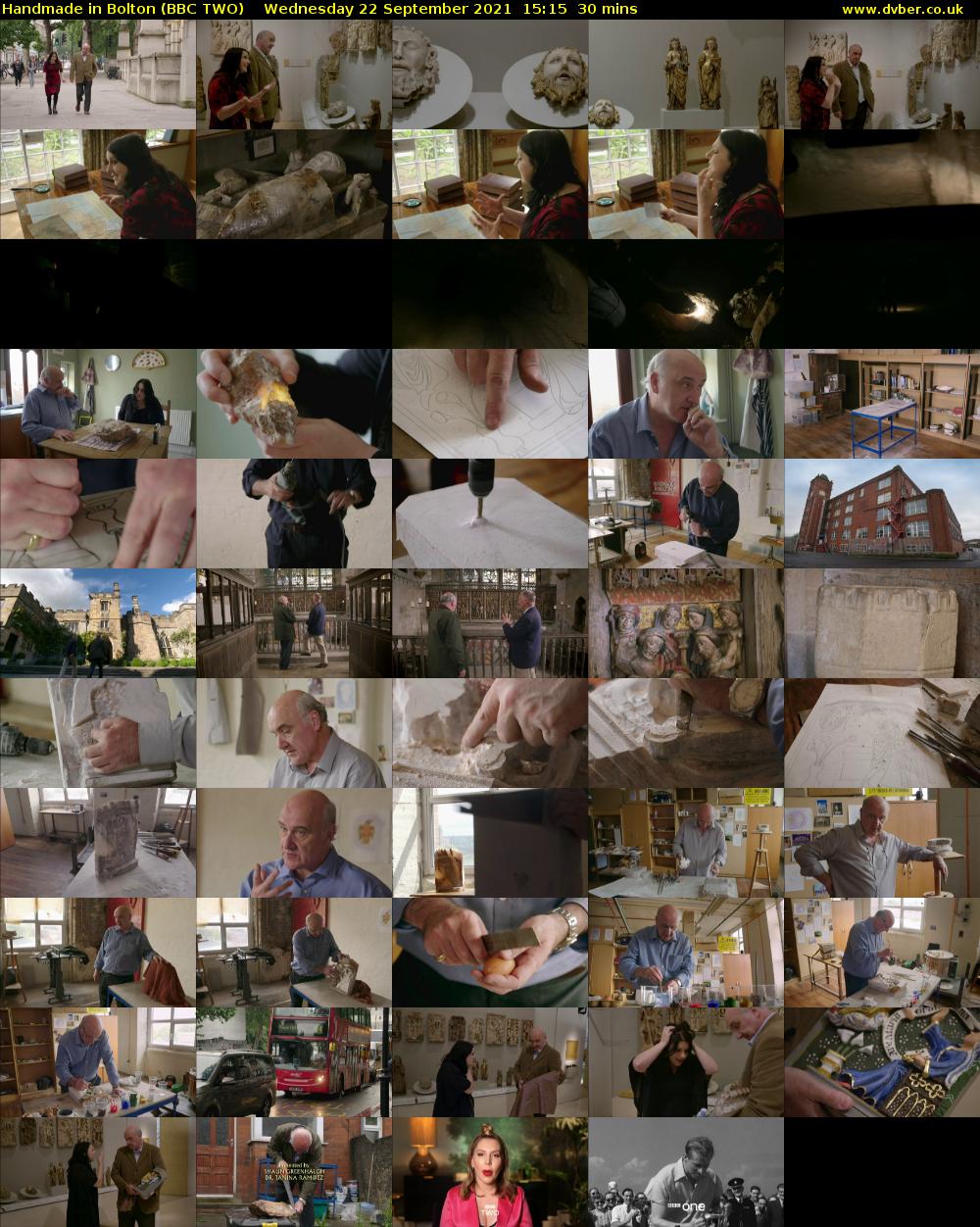 Handmade in Bolton (BBC TWO) Wednesday 22 September 2021 15:15 - 15:45